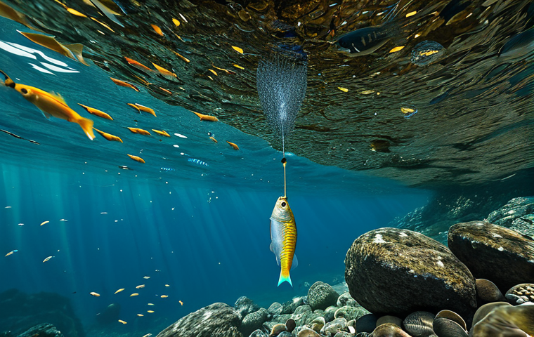 루어 액션별 차이점 - Twitching Lure Action**

"A close-up shot of a twitchbait lure in action, creating small splashes an...
